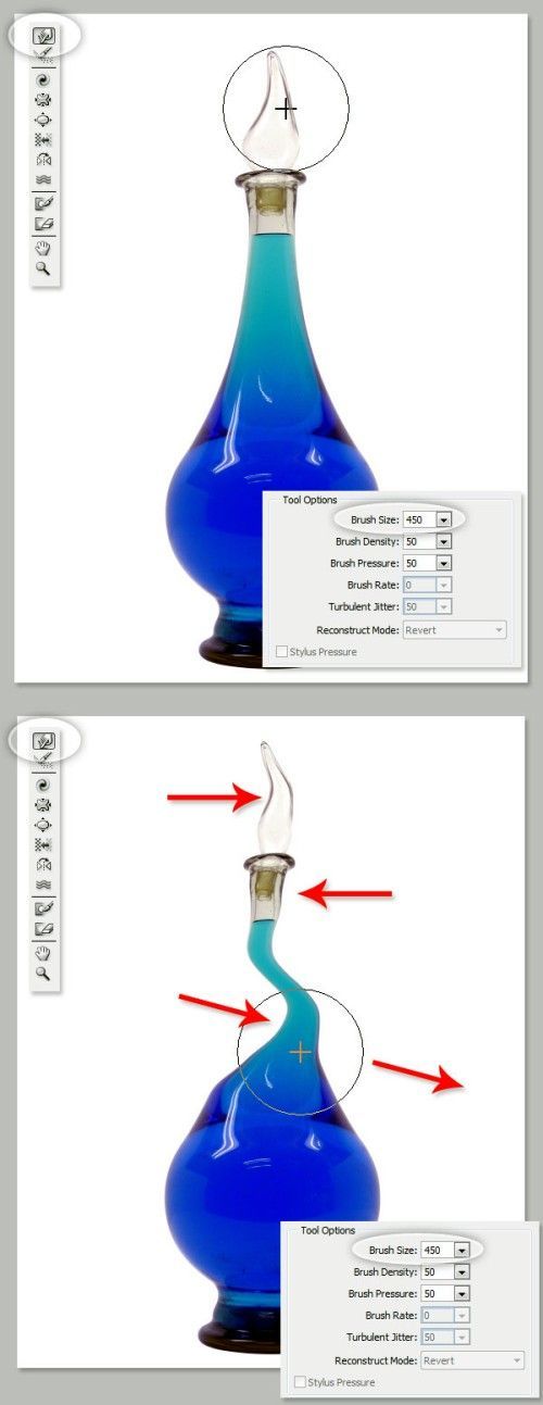 ������ Liquify (��������) � �������