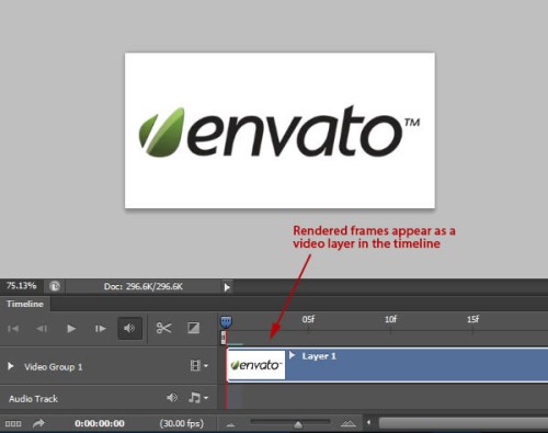 Анимированный логотип в Photoshop CS6 Анимированный логотип в Photoshop CS6