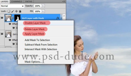 Маска слоя в Photoshop Маска слоя в Photoshop