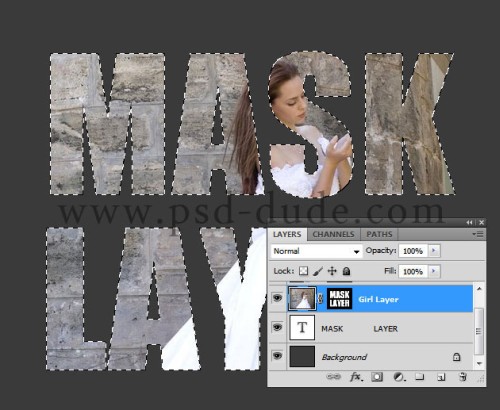 Маска слоя в Photoshop Маска слоя в Photoshop