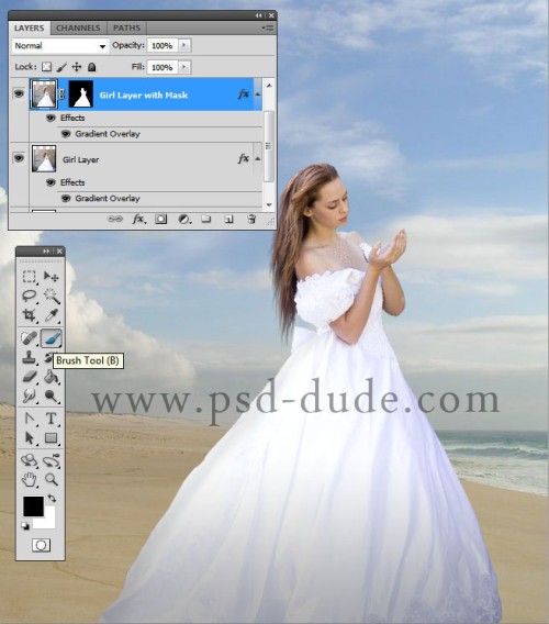 Маска слоя в Photoshop Маска слоя в Photoshop
