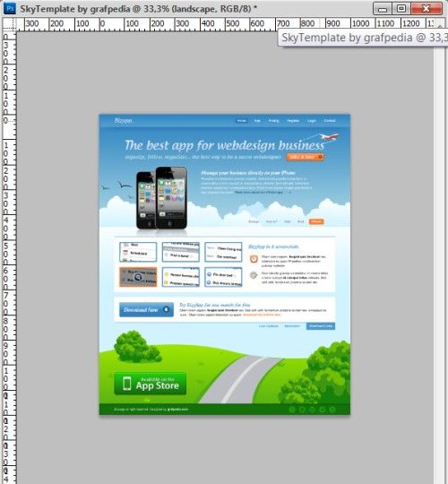 Макет сайта для IPhone Макет сайта для IPhone
