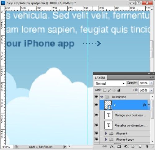 Макет сайта для IPhone Макет сайта для IPhone