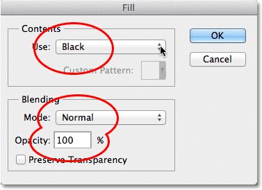����������� ����� � Photoshop