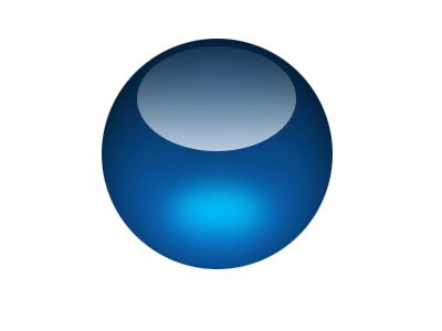 Глянцевая кнопка в Photoshop Глянцевая кнопка в Photoshop