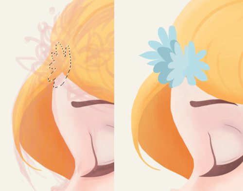 Рисуем цветочную леди в Photoshop Рисуем цветочную леди в Photoshop