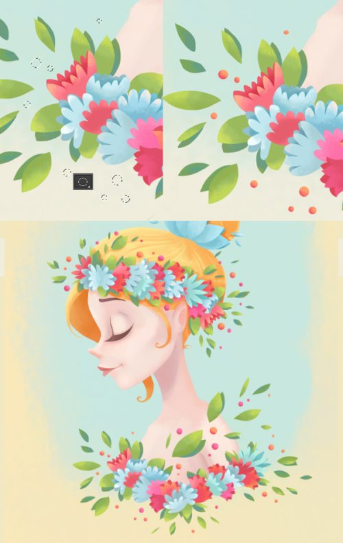 Рисуем цветочную леди в Photoshop Рисуем цветочную леди в Photoshop