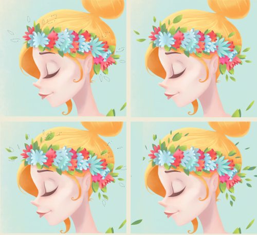Рисуем цветочную леди в Photoshop Рисуем цветочную леди в Photoshop