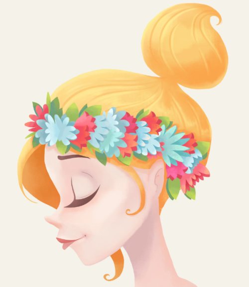 Рисуем цветочную леди в Photoshop Рисуем цветочную леди в Photoshop
