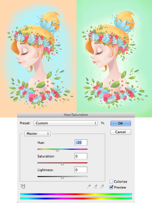 Рисуем цветочную леди в Photoshop Рисуем цветочную леди в Photoshop