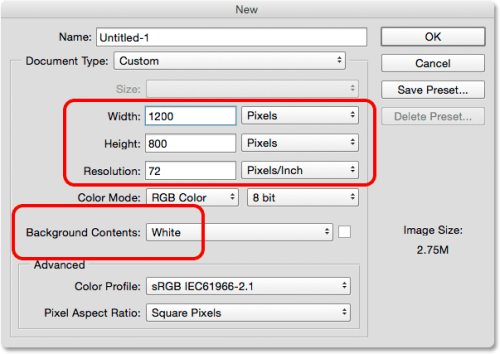 ������ ��������� � Photoshop