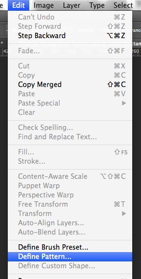 Бесшовная текстура в Photoshop Бесшовная текстура в Photoshop