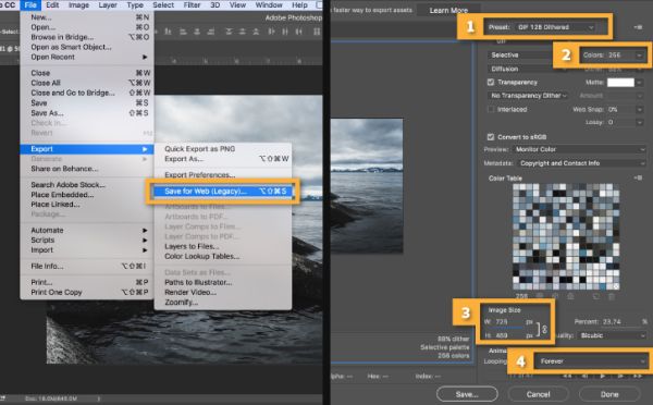 Анимированный GIF в Photoshop Анимированный GIF в Photoshop
