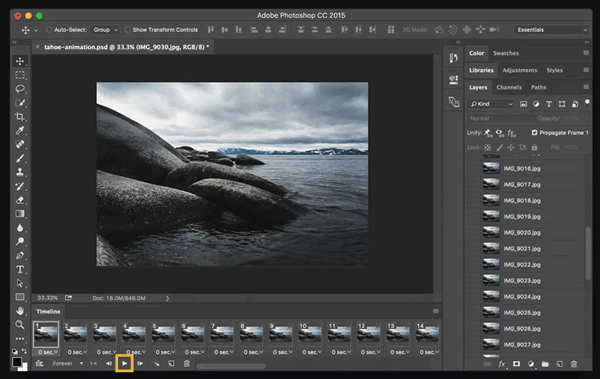 Анимированный GIF в Photoshop Анимированный GIF в Photoshop