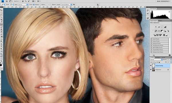 Ретушь свадебного портрета в Photoshop Ретушь свадебного портрета в Photoshop