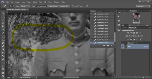 Как ретушировать старые фотографии в Фотошоп Как ретушировать старые фотографии в Фотошоп