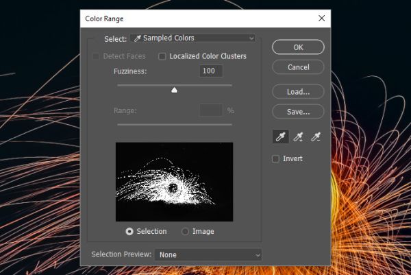 Текст из искр в Photoshop Текст из искр в Photoshop