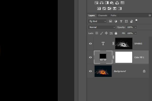 Текст из искр в Photoshop Текст из искр в Photoshop